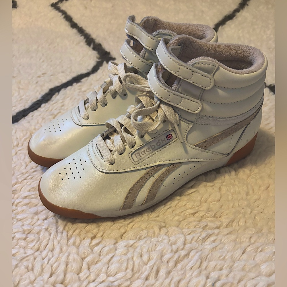 Reebok Freestyle Hi top size 7.5 women